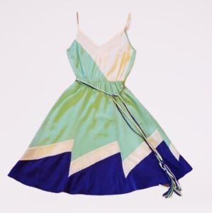 Yumi kim color black silk spaghetti strap dress